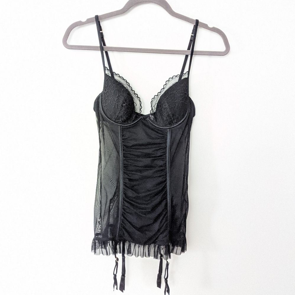 Halter Corset with Garter Belt Very Sexy By Victoria's Secret